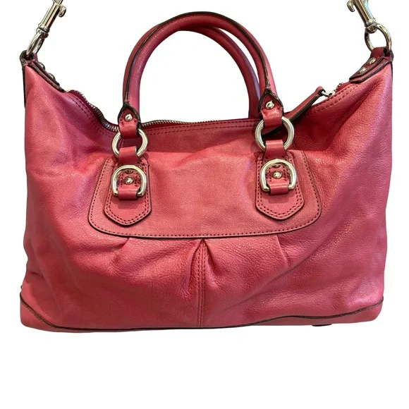 Coach Ashley Small Leather Satchel Ginger, F15445 - Picture 4 of 15